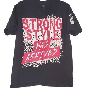 LNew-WWE NXT Shinsuke Nakamura "Strong Style has arrived" tee (Med)